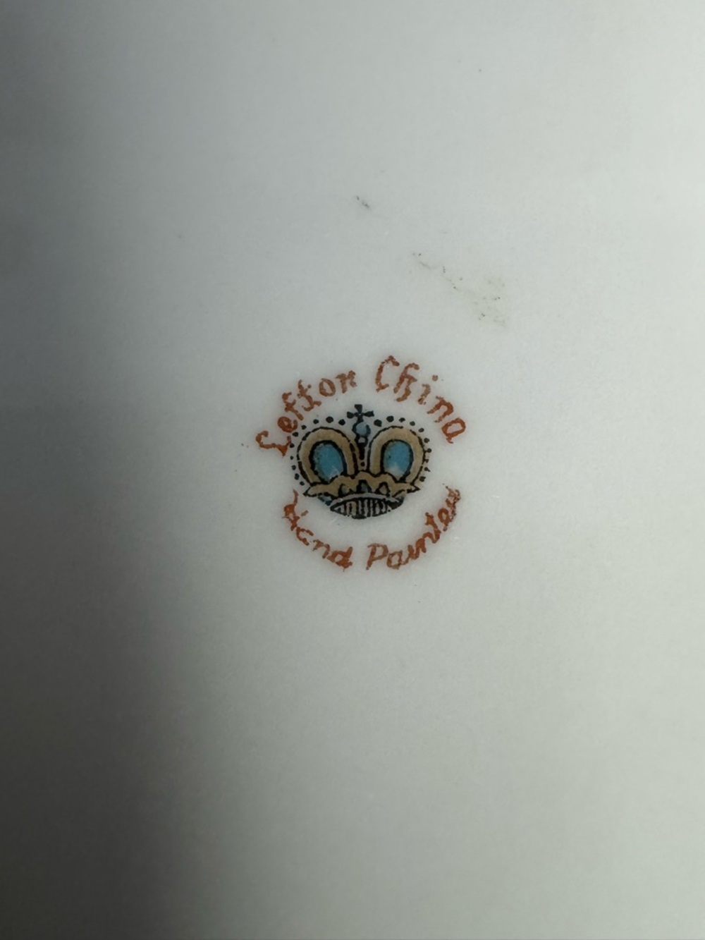 Vintage Lefton China Hand Painted Fruit Plates Set + Vase Japan Gold Trim E2350 - Picture 6 of 10